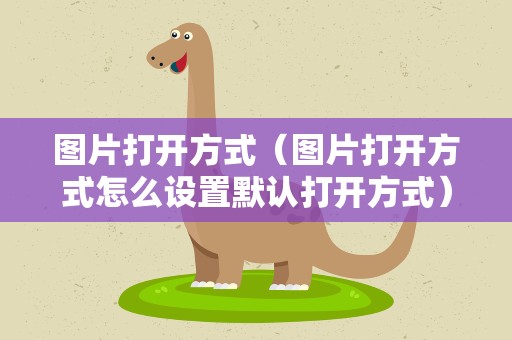 图片打开方式（图片打开方式怎么设置默认打开方式）