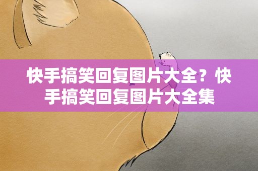快手搞笑回复图片大全？快手搞笑回复图片大全集