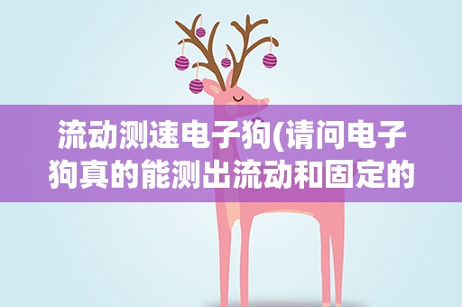 流动测速电子狗(请问电子狗真的能测出流动和固定的测速吗)