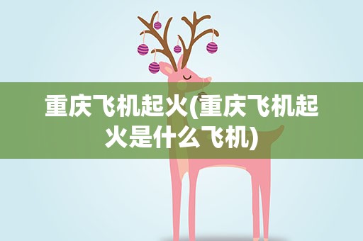 重庆飞机起火(重庆飞机起火是什么飞机)