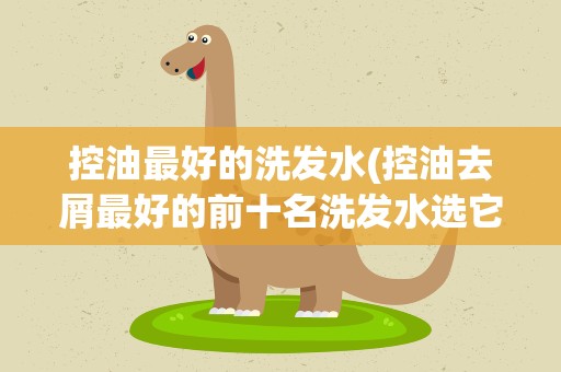控油最好的洗发水(控油去屑最好的前十名洗发水选它准没错)