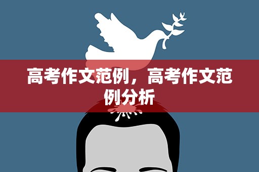 高考作文范例，高考作文范例分析
