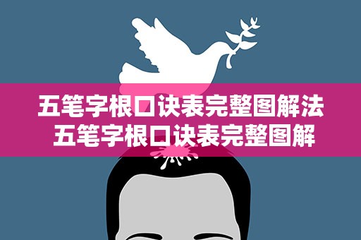 五笔字根口诀表完整图解法 五笔字根口诀表完整图解法视频