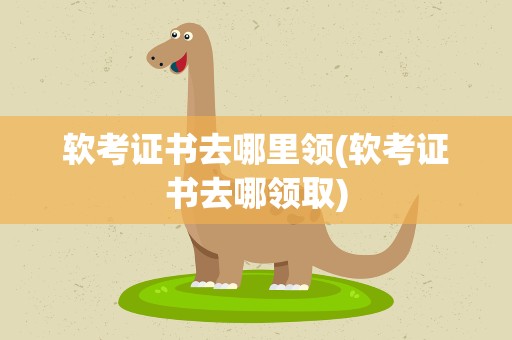 软考证书去哪里领(软考证书去哪领取)