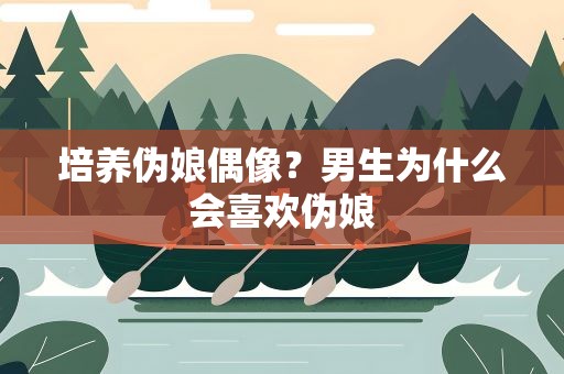 培养伪娘偶像？男生为什么会喜欢伪娘