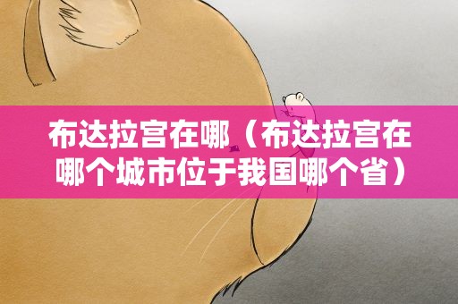 布达拉宫在哪（布达拉宫在哪个城市位于我国哪个省）