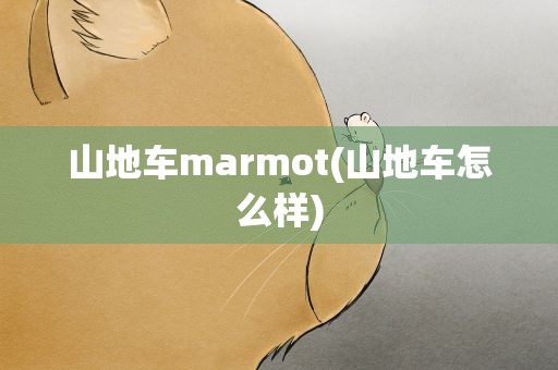 山地车marmot(山地车怎么样)