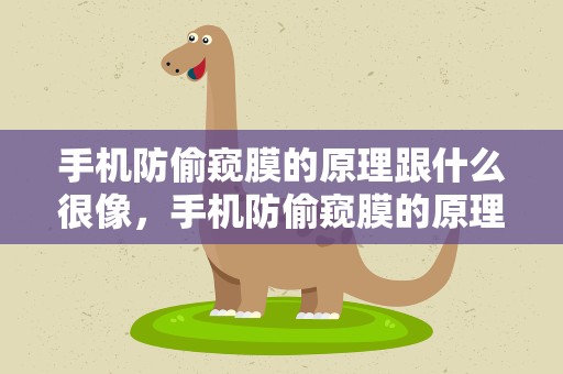 手机防偷窥膜的原理跟什么很像，手机防偷窥膜的原理跟什么很像呢