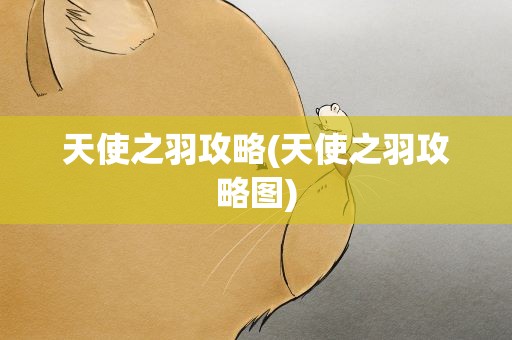 天使之羽攻略(天使之羽攻略图)