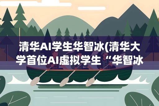 清华AI学生华智冰(清华大学首位AI虚拟学生“华智冰”是如何火出圈的)