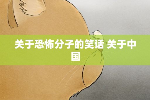 关于恐怖分子的笑话 关于中国