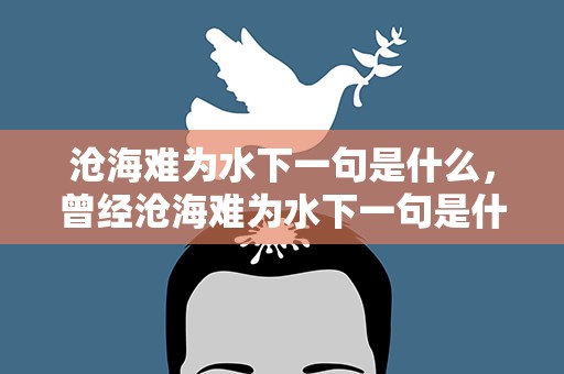 沧海难为水下一句是什么，曾经沧海难为水下一句是什么