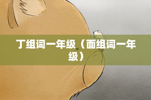 丁组词一年级（面组词一年级）