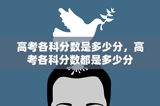 高考各科分数是多少分，高考各科分数都是多少分