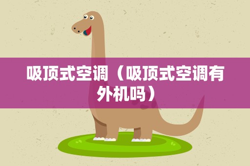 吸顶式空调（吸顶式空调有外机吗）