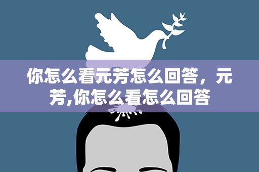 你怎么看元芳怎么回答，元芳,你怎么看怎么回答