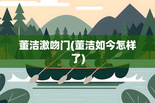 董洁激吻门(董洁如今怎样了)
