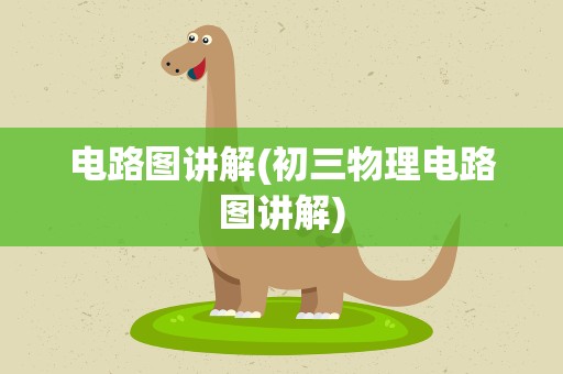 电路图讲解(初三物理电路图讲解)