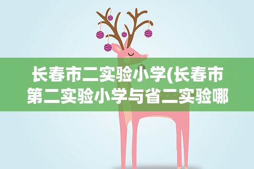长春市二实验小学(长春市第二实验小学与省二实验哪个好)