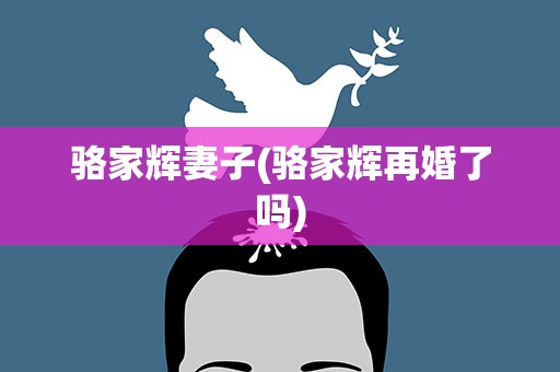 骆家辉妻子(骆家辉再婚了吗)
