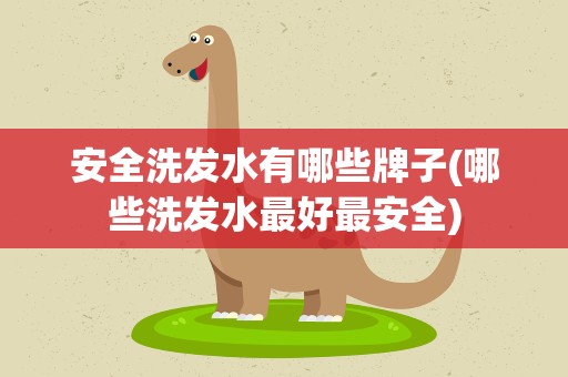 安全洗发水有哪些牌子(哪些洗发水最好最安全)