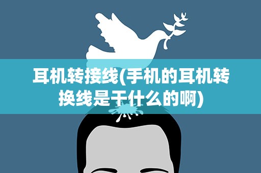 耳机转接线(手机的耳机转换线是干什么的啊)