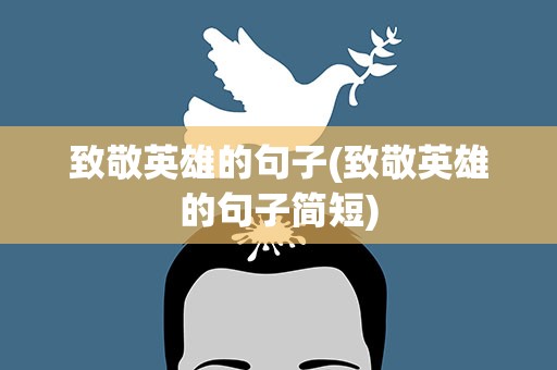 致敬英雄的句子(致敬英雄的句子简短)