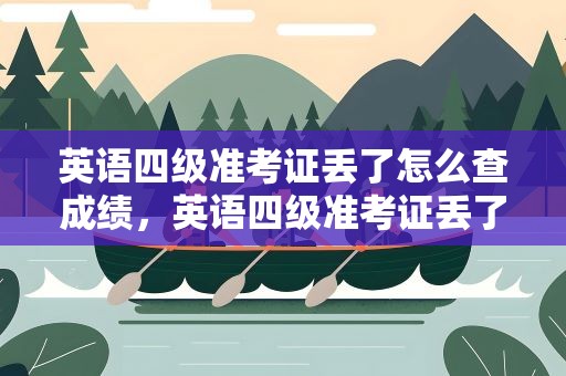 英语四级准考证丢了怎么查成绩，英语四级准考证丢了怎么查成绩单