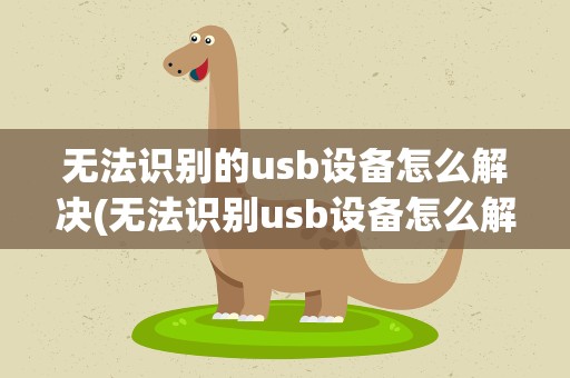 无法识别的usb设备怎么解决(无法识别usb设备怎么解决)
