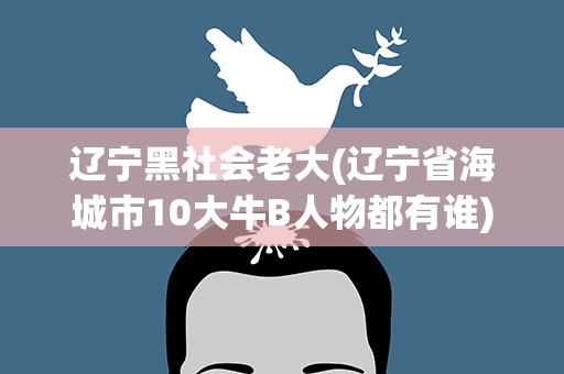 辽宁黑社会老大(辽宁省海城市10大牛B人物都有谁)