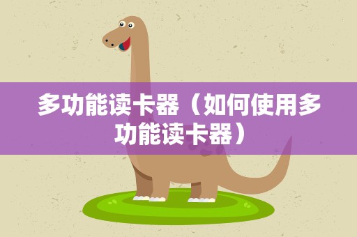 多功能读卡器（如何使用多功能读卡器）