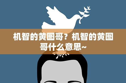 机智的黄图哥？机智的黄图哥什么意思~