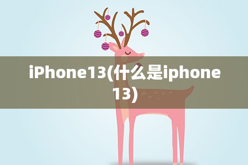 iPhone13(什么是iphone13)