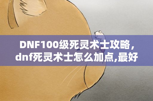 DNF100级死灵术士攻略，dnf死灵术士怎么加点,最好详细点