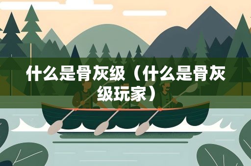 什么是骨灰级（什么是骨灰级玩家）