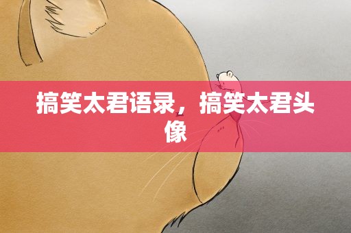 搞笑太君语录，搞笑太君头像