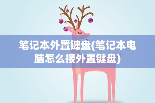 笔记本外置键盘(笔记本电脑怎么接外置键盘)