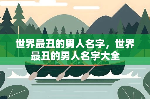 世界最丑的男人名字，世界最丑的男人名字大全
