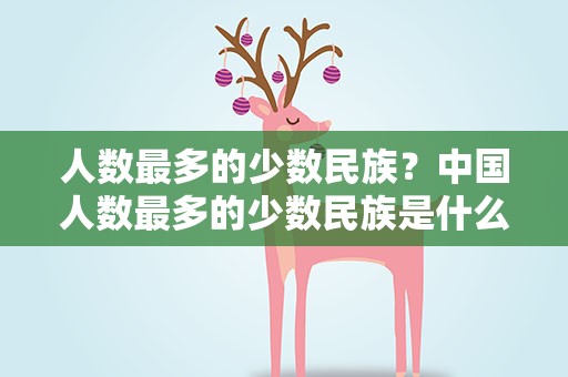 人数最多的少数民族？中国人数最多的少数民族是什么族