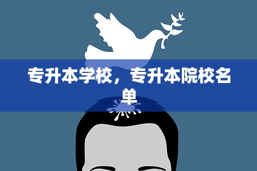 专升本学校，专升本院校名单