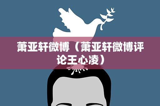 萧亚轩微博（萧亚轩微博评论王心凌）