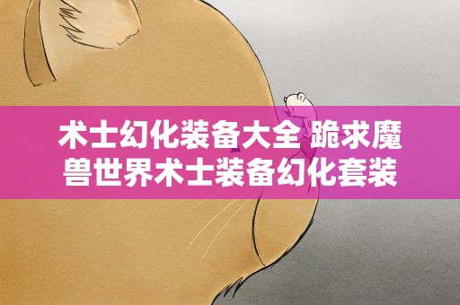 术士幻化装备大全 跪求魔兽世界术士装备幻化套装