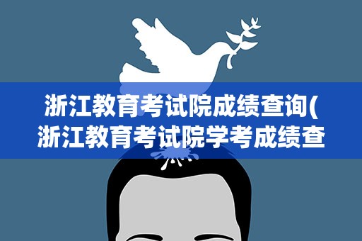 浙江教育考试院成绩查询(浙江教育考试院学考成绩查询怎么查)