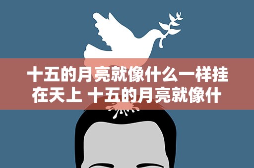 十五的月亮就像什么一样挂在天上 十五的月亮就像什么一样挂在天上比喻