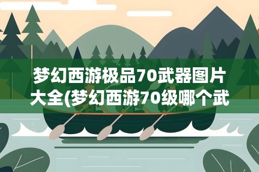 梦幻西游极品70武器图片大全(梦幻西游70级哪个武器好看最好带外形图)