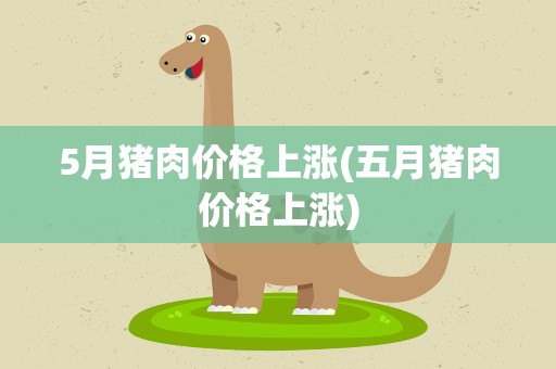 5月猪肉价格上涨(五月猪肉价格上涨)