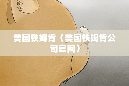 美国铁姆肯（美国铁姆肯公司官网）