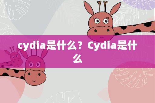 cydia是什么？Cydia是什么