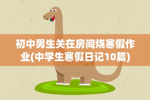 初中男生关在房间烧寒假作业(中学生寒假日记10篇)