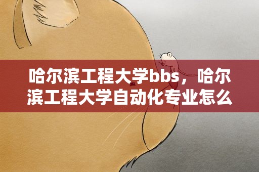 哈尔滨工程大学bbs，哈尔滨工程大学自动化专业怎么样